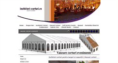 Desktop Screenshot of inchirieri-corturi.ro